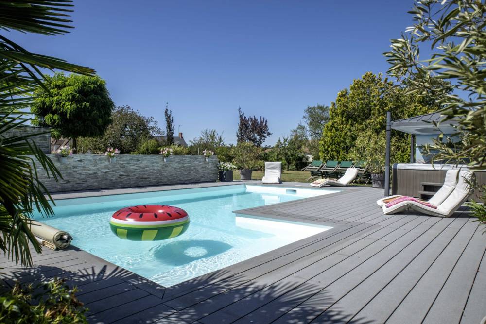 piscine en L